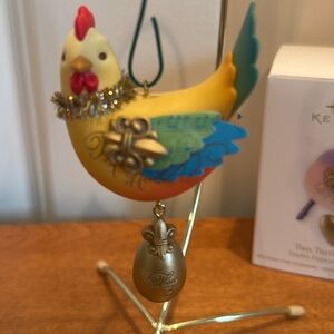 HALLMARK Keepsake Three French Hens 12 Days of Christmas Ornament